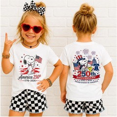 America 250th Anniversary Shirt, Peanuts 1776-2026, 4th of July Tshirt