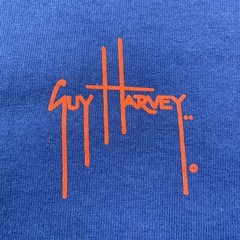 Guy Harvey X University of Florida Blue T-shirt Size M Black Marlin 2016 EUC S/S