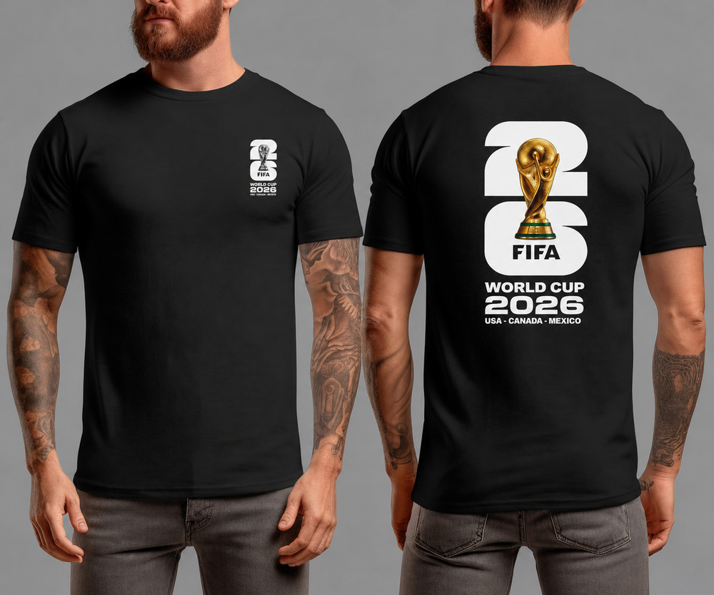 World Cup 2026 T-Shirt Football Soccer USA Worldcup Tee Logo Gildan Softstyle