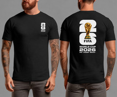 World Cup 2026 T-Shirt Football Soccer USA Worldcup Tee Logo Gildan Softstyle