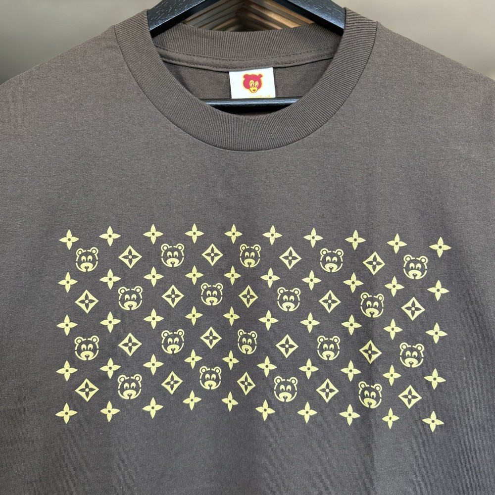 Deadstock Vintage 2005 Kanye West Louis Vuitton Monogram Sample Rap Tee Shirt LV