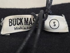 NEW Buck Mason Black Slub Modern Classic Essential Short Sleeve Tshirt Small