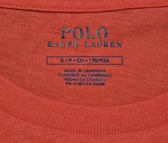 NWOT Polo Ralph Lauren Men’s Red Crewneck Navy Blue Pony T-Shirt
