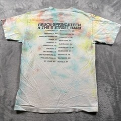Bruce Springsteen & The E Street Band 2009 Tour T-Shirt Mens Small Multi Tie Dye