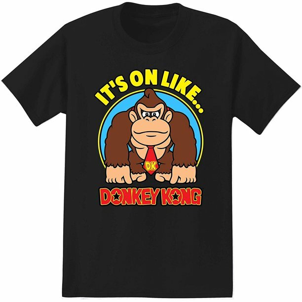 Nintendo DONKEY KONG IT’S ON LIKE DONKEY KONG T-Shirt NWT Licensed & Official