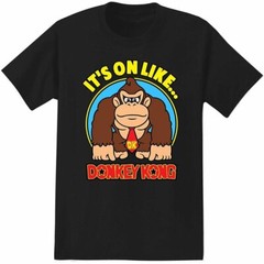 Nintendo DONKEY KONG IT’S ON LIKE DONKEY KONG T-Shirt NWT Licensed & Official