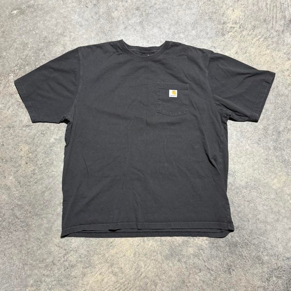 Carhartt Men’s Black and Grey T-shirt