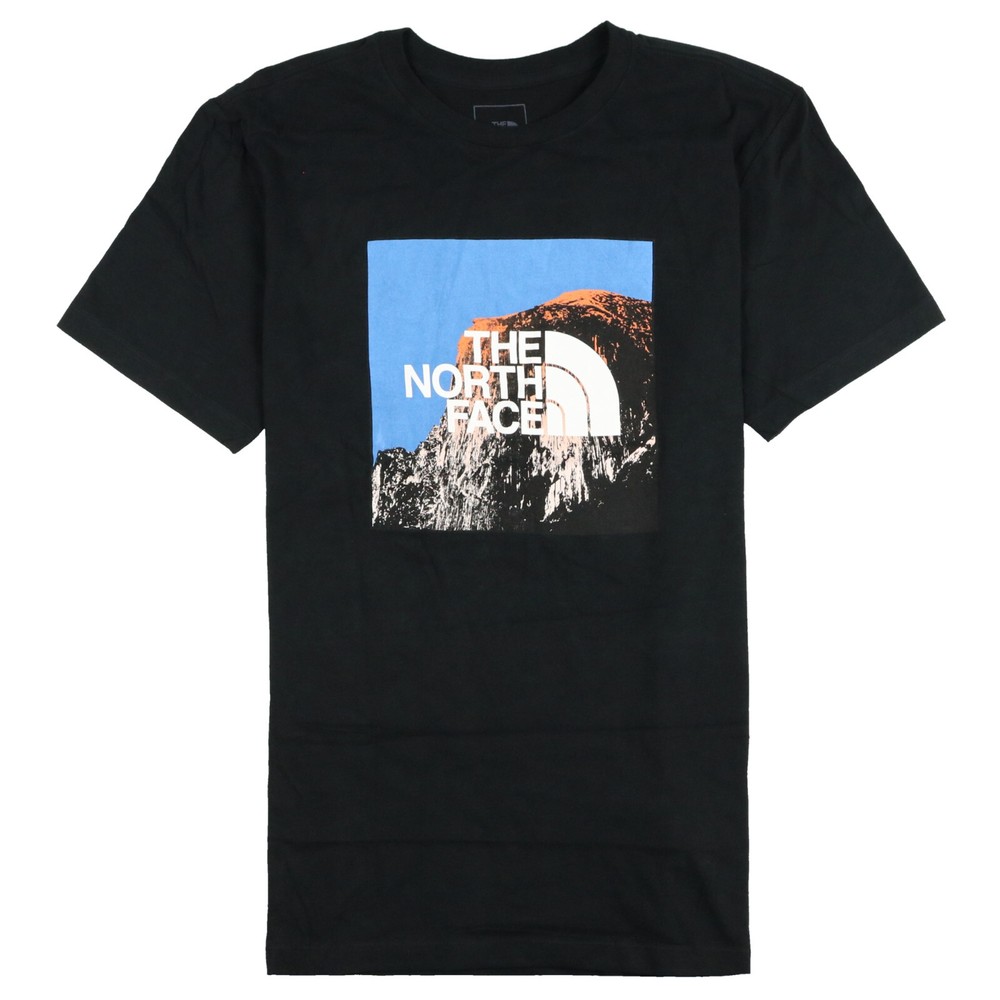 THE NORTH FACE Half Dome Logo T-Shirt sz M Medium Black Outdoor Hiking