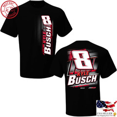 Kyle Busch 2023 Checkered Flag Sports #8 Name Number Racing Fan Tee