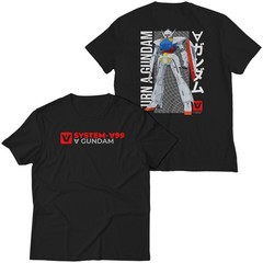 Mobile Suit Turn A Gundam Anime Graphic Art Cotton T-Shirt