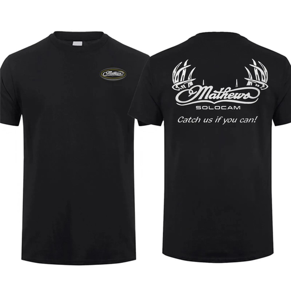 Mathews Bows Logo T-shirt, Archery Tactical Gear, Unisex Short Sleeve Casual