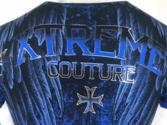 Xtreme Couture Affliction Men’s T-Shirt COBU SMITHSONIAN Blue Tattoo Biker S-5XL
