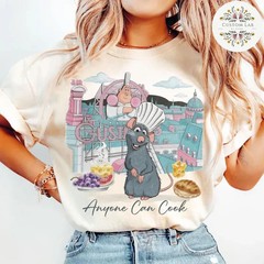 Retro Ratatouille Shirt, Ratatouille Little Chef Remy Anyone Can Cook