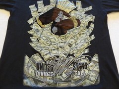 Vintage John Son Y2K United We Stand Streetwear Shirt 3XL Money Rap