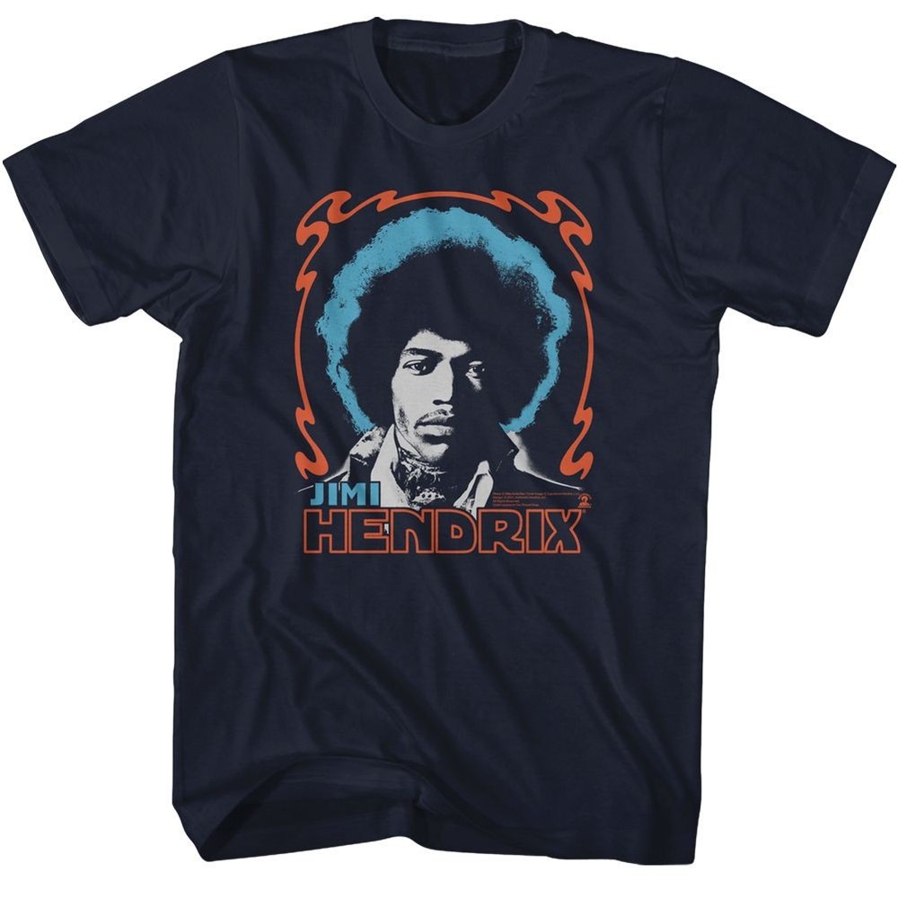 Jimi Hendrix Tri Color Jimi Music Shirt