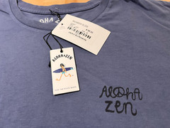 ALOHA ZEN Rainbow Slide Graphics BLUE Tshirt – Men’s Size M – NEW
