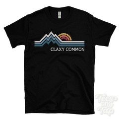 CLAXY COMMON RETRO LOGO PARODY T-SHIRT wainfleet lincolnshire england