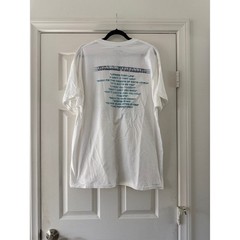 back street boys millennium throwback tour white band tee unisex size large / xl