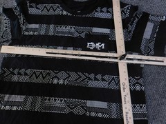 Nike Shirt Mens XL Black White Geometric Pattern Athletic Tee Pocket Streetwear