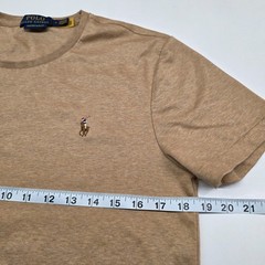 Polo Ralph Lauren Classic Casual T-Shirt Custom Slim Fit Pony Logo Men Medium