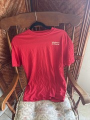 Men’s Red Makers Mark Graphic T Shirt- Size M 100% Cotton