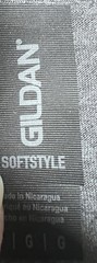 Gildan Lg Grandpa of the Birthday Boy Graphic Short Sleeve T-Shirt Charcoal Gray