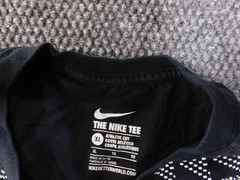 Nike Shirt Mens XL Black White Geometric Pattern Athletic Tee Pocket Streetwear