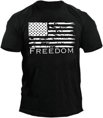 USA Flag American Red White Blue Star Stripes Patriotic T-Shirt with many Size