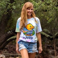 Jeep Adventure Duck tie dye T-Shirt Size 2XL Jedco licensed