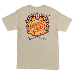 Santa Cruz Skateboards Shirt Forging Dot Sand