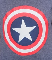 BRAND NEW CAPTAIN AMERICA SHIELD t-shirt – size L/G (36/38) – OFFICIAL MARVEL