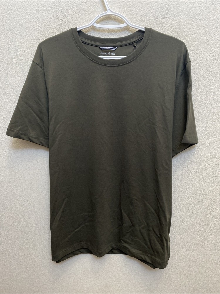 NEW Porter & Ash Men’s XL Dark Green Performance Tee Crew Neck T-Shirt NWT