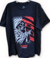 City Morgue My Bloody America XL T-Shirt Front & Back Tour Graphics,Black w/Red