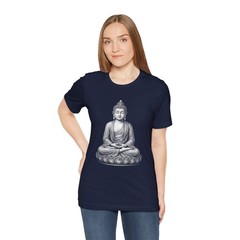 Meditating Buddha Lotus T-Shirt | Zen Spiritual Buddhist Graphic Tee