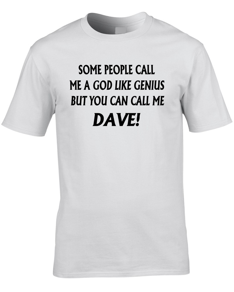 Dave T-Shirt Funny Birthday Personalise With Any Name Great Gift Present