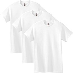 Gildan (3-pack) Solid Ultra/Heavy Cotton Short Sleeve Blank T-Shirt S-3XL