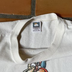 Cotton Deluxe Mens XL Made In USA Skeleton Cowboy On Horse Long Sleeve T-Shirt