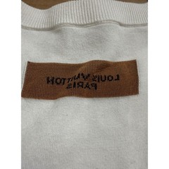 LV Amen Break Green Logo Knit T-Shirt White RM221 JS5 HMN81W XS