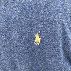 Polo Ralph Lauren Classic Slim Fit T Shirt Mens XL Blue Short Sleeve Pony Logo