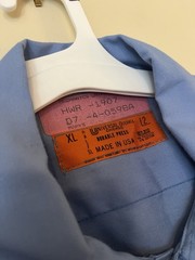 (4) Vintage GM Powertrain Warren Plant UAW Local 909 Uniform ShirtS USA Made XL