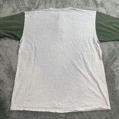 VTG 2002 Las Vegas Billiards Colorblock Henley Shirt Mens L Distressed Grunge
