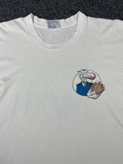 Vintage 90s Mr Zogs Sex Wax T Shirt Wax Your Nose Surf White L