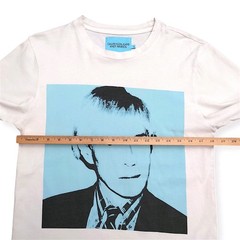 Calvin Klein x Andy Warhol Potrait T Shirt Size Small White Slub Cotton Tee