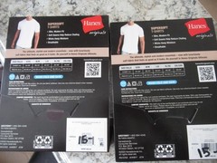 Hanes White T Shirts Sz Small Tagless 4 Total Softest Supersoft Slim Modern Fit