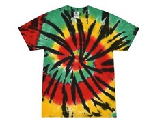 Many Colors Tie Dye T-Shirts Kids & Adult 100% Pre-Shrunk Cotton Colortone
