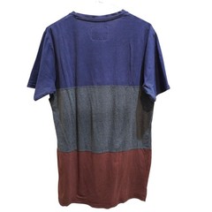 Vtg Y2k Abercrombie & Fitch Mens L Colorblock Tri Color Tee T Shirt Moose Preppy