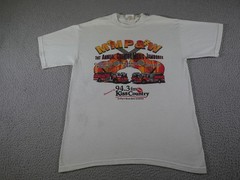 Vintage Fire Truck Shirt Mens Medium White Country Music Guitar Jamboree Fire