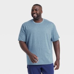 All in Motion Men’s Relaxed Fit Soft Stretch T-Shirt Blue Size XXL NWT