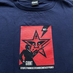 Vintage 90’s OBEY Shepard Fairey Andre the Giant Soldier Chaser Made In USA XL