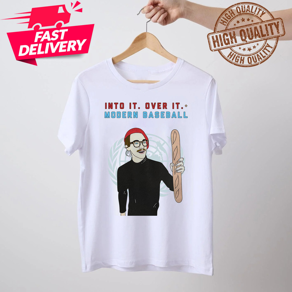 2015 Into It Over It Modern Baseball T Shirt White Classic Unisex S-5XL EM1017